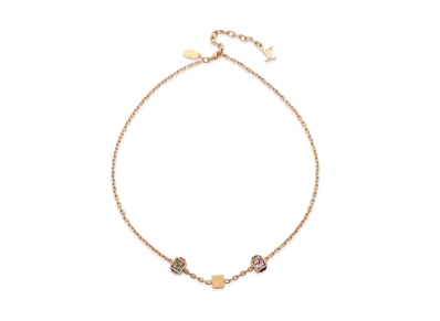 Louis Vuitton Collier Gambling Necklace "Gold"