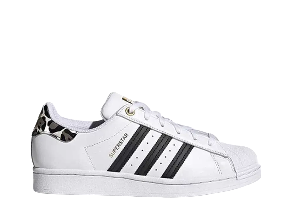 adidas Women's Superstar "White Leopard"