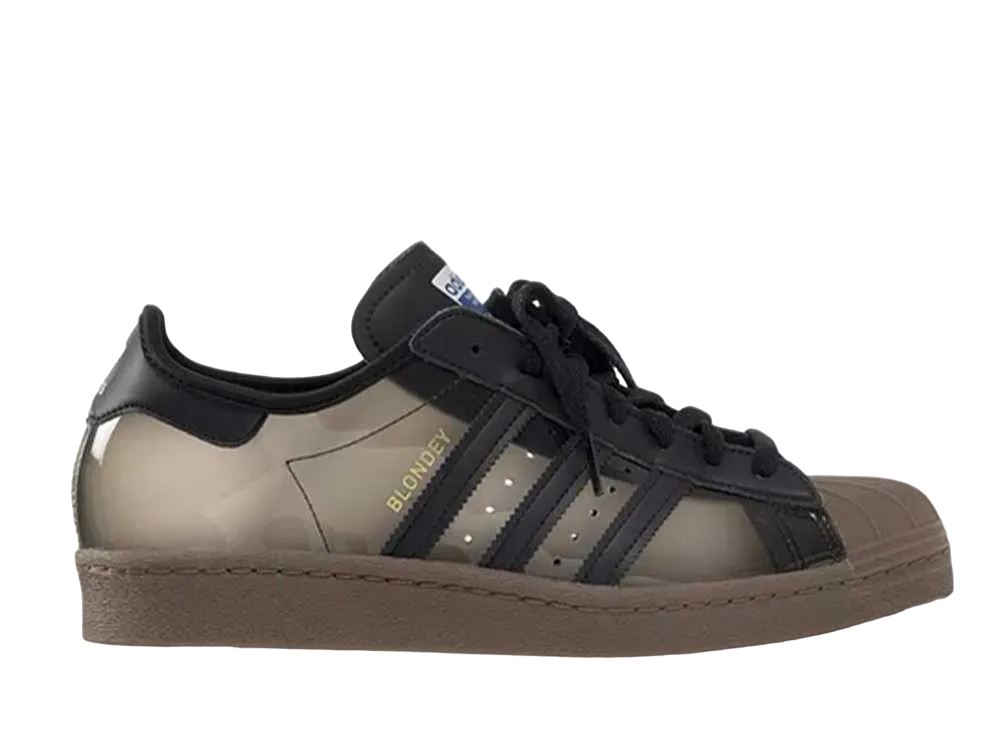 Blondey McCoy × adidas Superstar 80 "Black Translucent Brown"