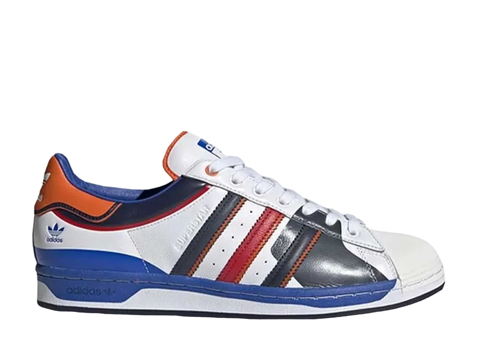 adidas Superstar Starting Five "Cloud White/Blue/Scarlet"