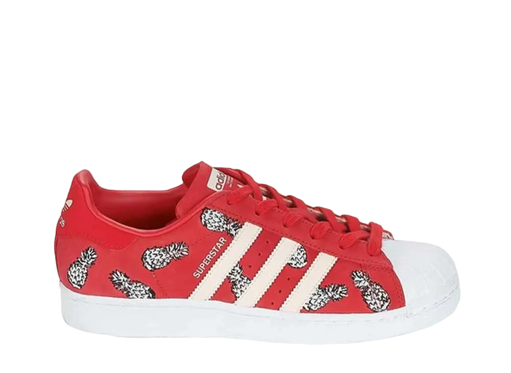 adidas Women's Superstar "Scarlet Pinapples"