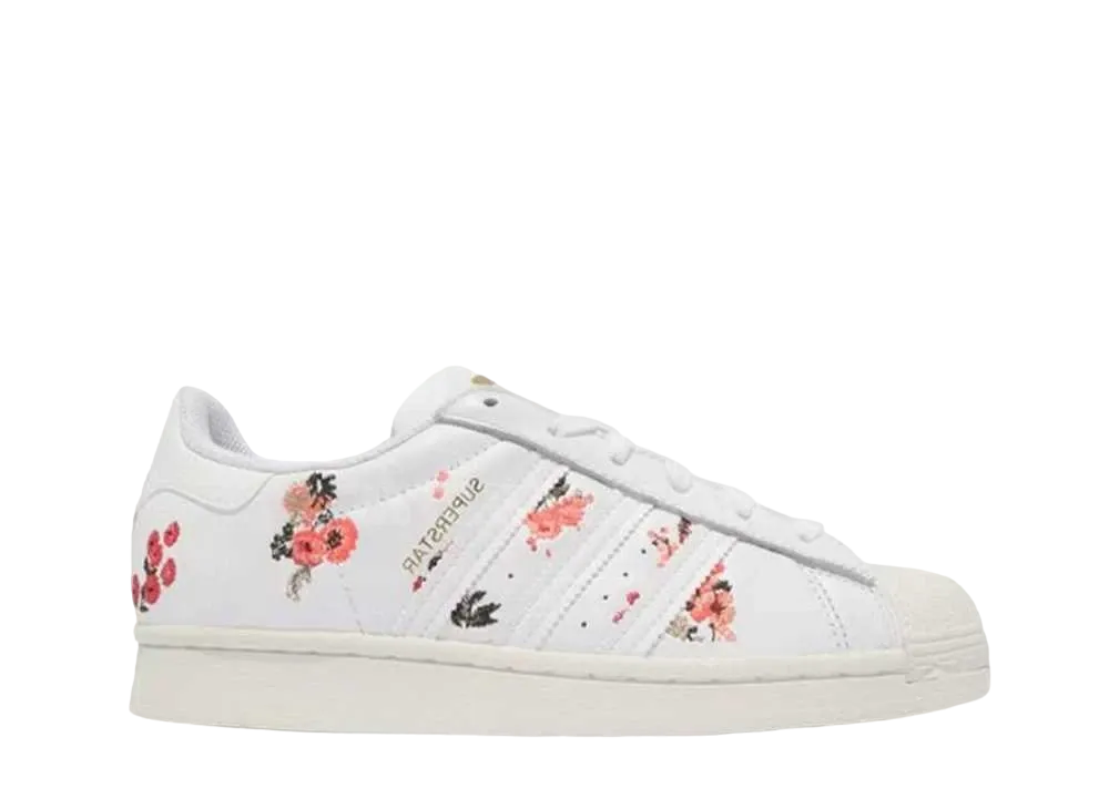 adidas Women's Superstar "White Floral"