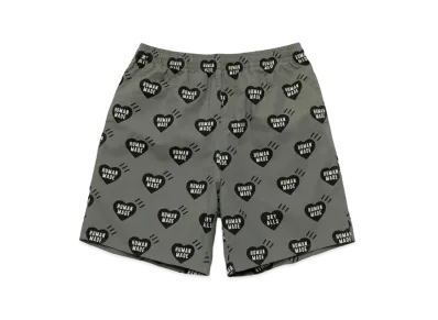 HUMAN MADE HEART ALOHA SHORTS "Grey"