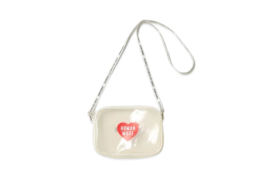 HUMAN MADE PVC POUCH MEDIUM "White"