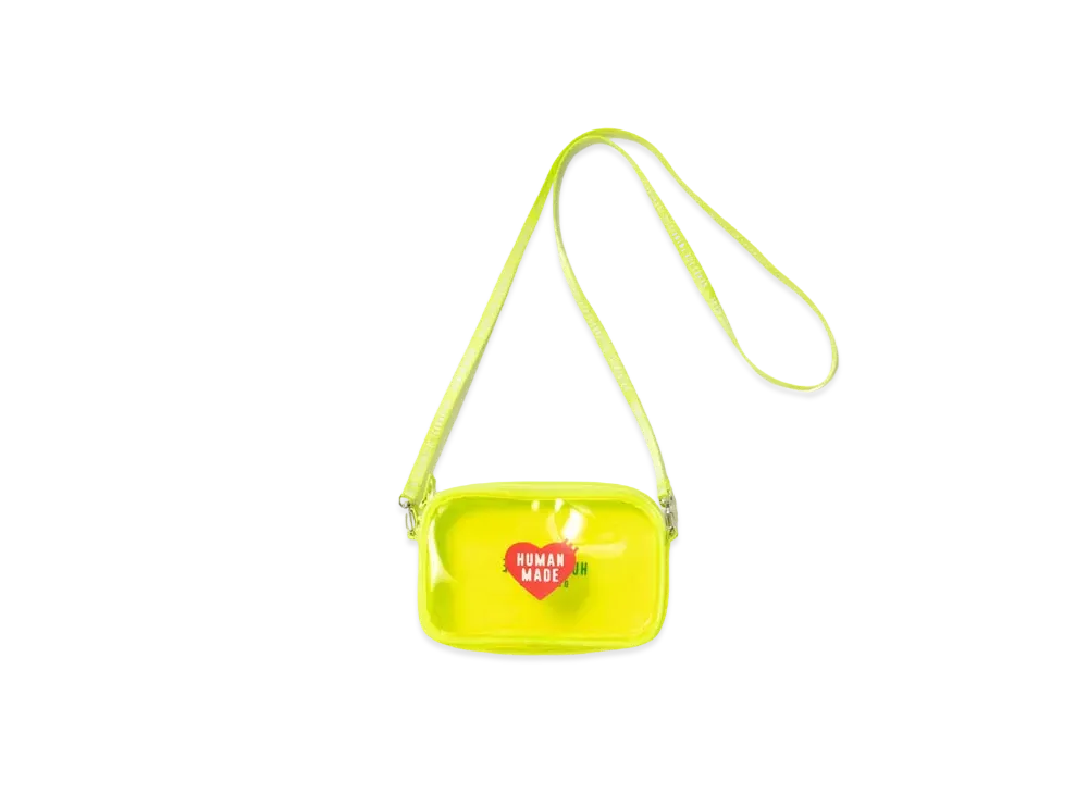 HUMAN MADE PVC POUCH SMALL "Yellow"