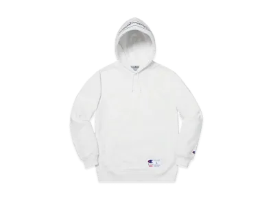 Supreme Champion Outline Hooded Sweatshirt "White"