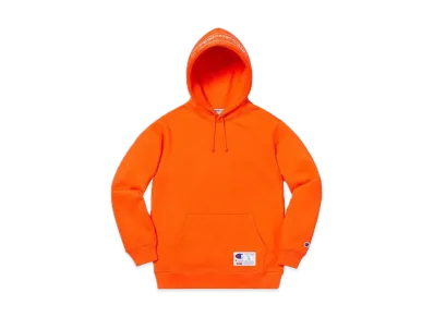 Supreme Champion Outline Hooded Sweatshirt "Orange"