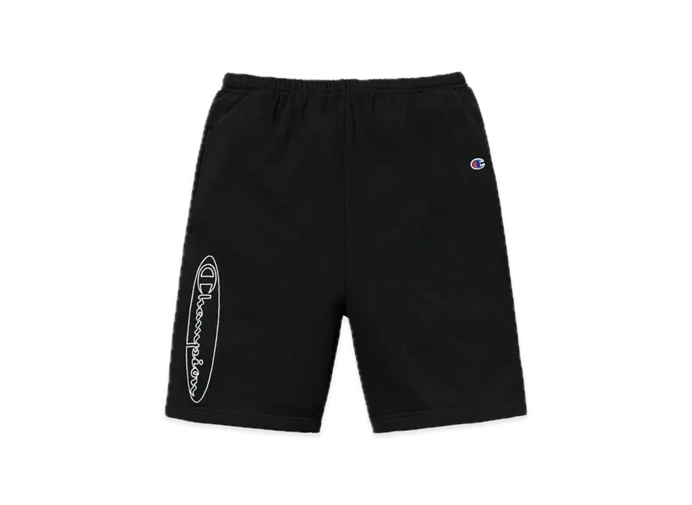 Supreme Champion Outline Sweatshort "Black"