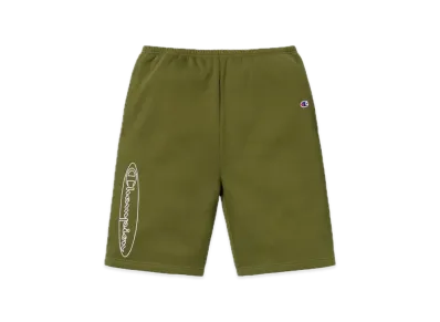 Supreme Champion Outline Sweatshort "Dark Olive"