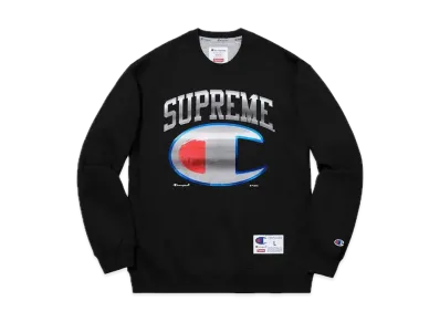 Supreme Champion Chrome Crewneck "Black"