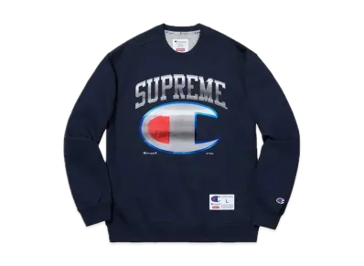 Supreme Champion Chrome Crewneck "Navy"