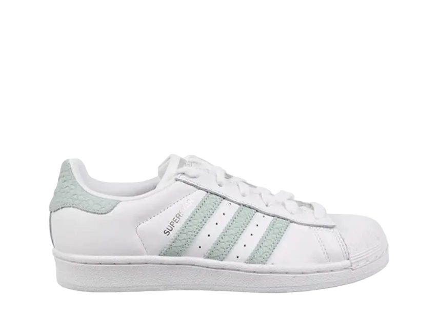 adidas Women's Superstar "White Ash Green" B41509 | SNKRDUNK adidas Women's Superstar "White Ash Green" B41509 | SNKRDUNK