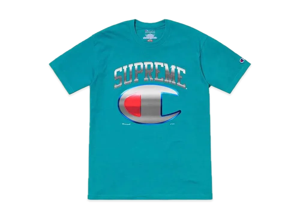 シュプリーム チャンピオン クローム S/S トップ "ダーク ティール"