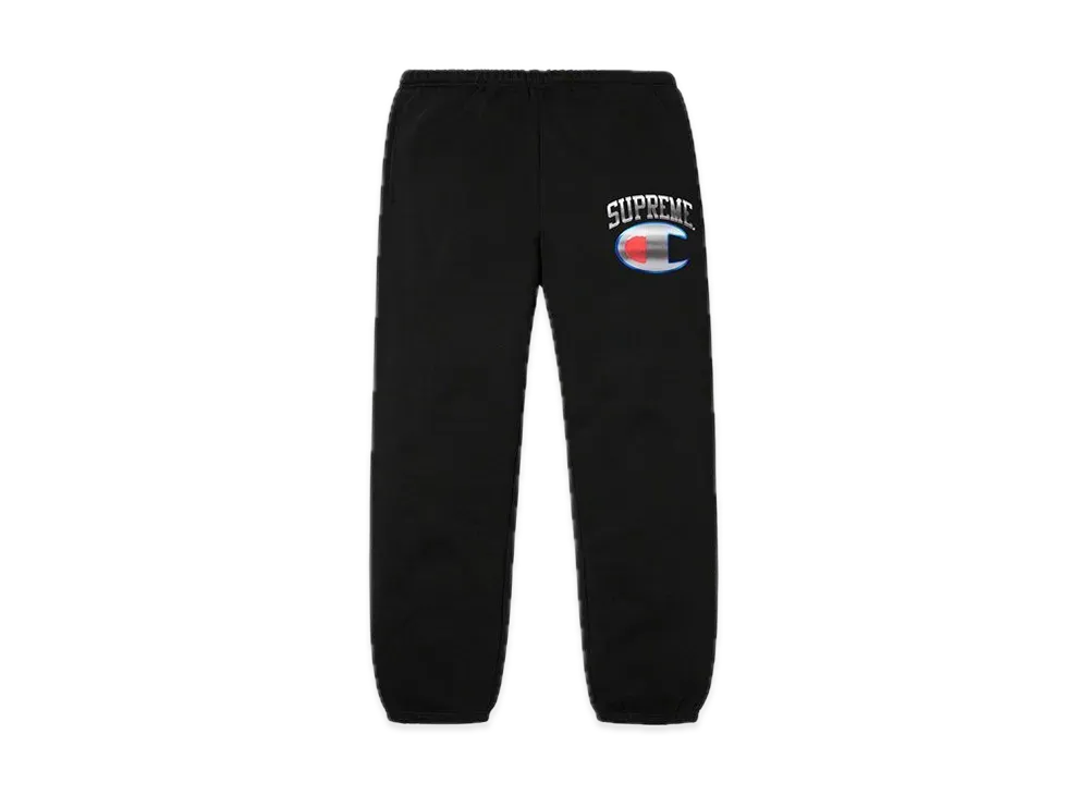 Supreme Champion Chrome Sweatpant "Black"