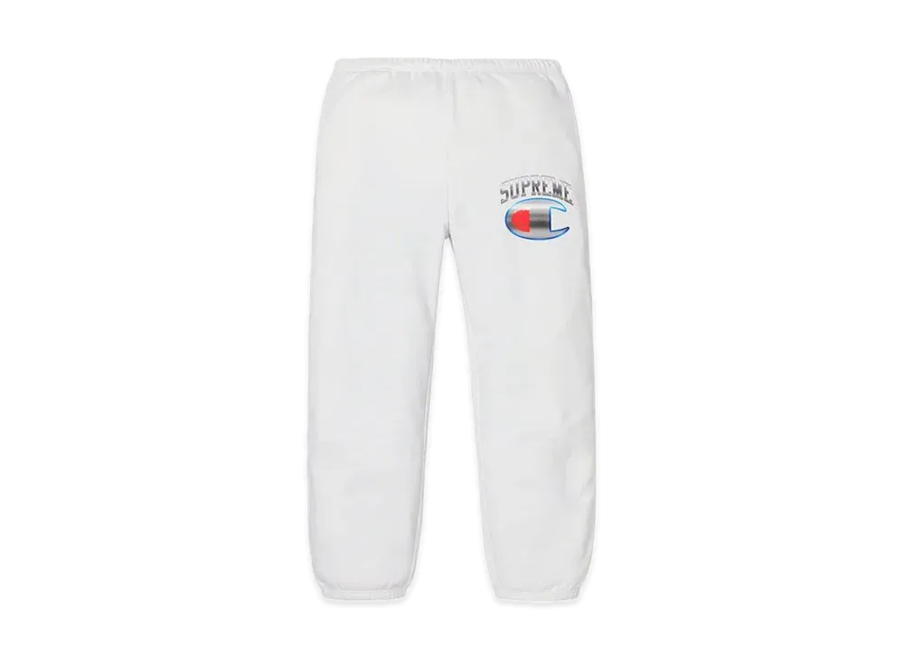 Supreme Champion Chrome Sweatpant "White"