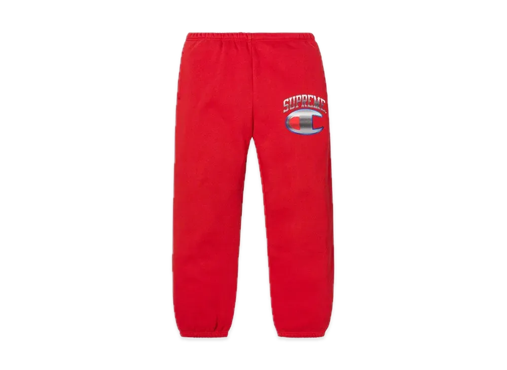 Supreme Champion Chrome Sweatpant "Red"
