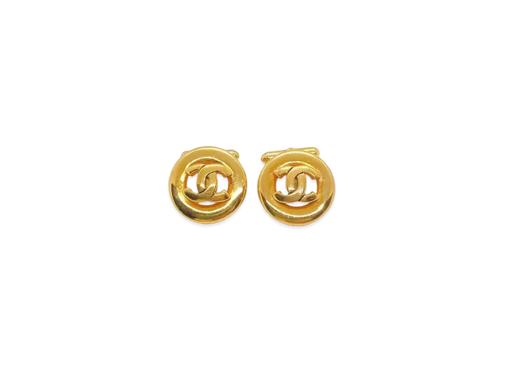 CHANEL Coco Mark Cufflinks "Gold"