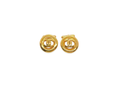 CHANEL Coco Mark Cufflinks "Gold"