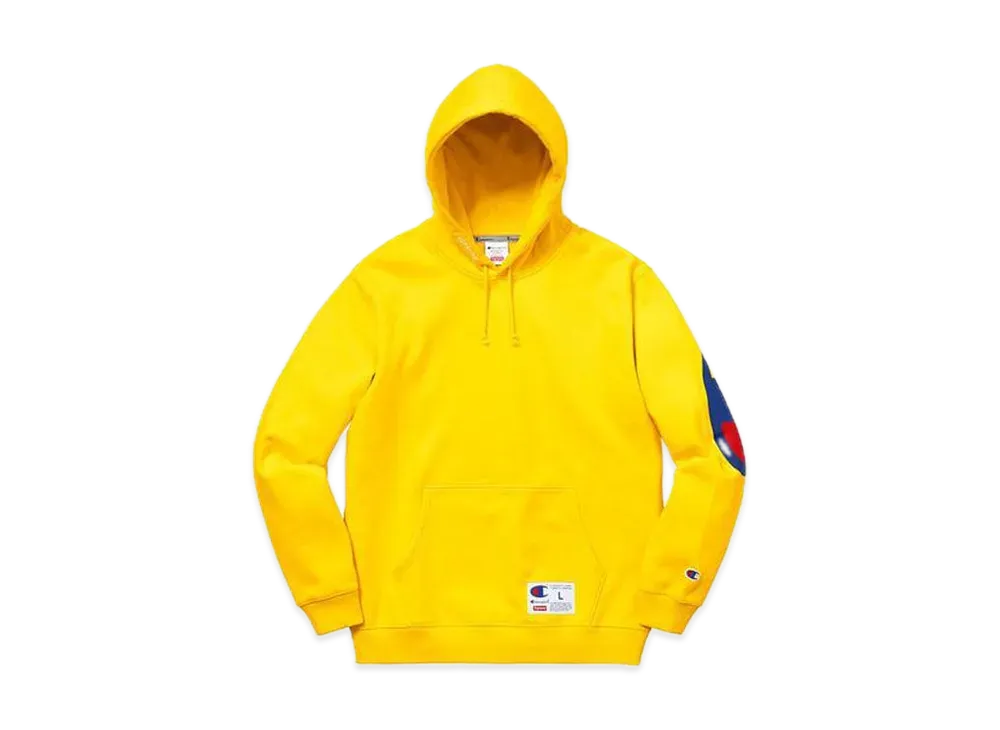 Supreme Champion Hooded Sweatshirt "Yellow"