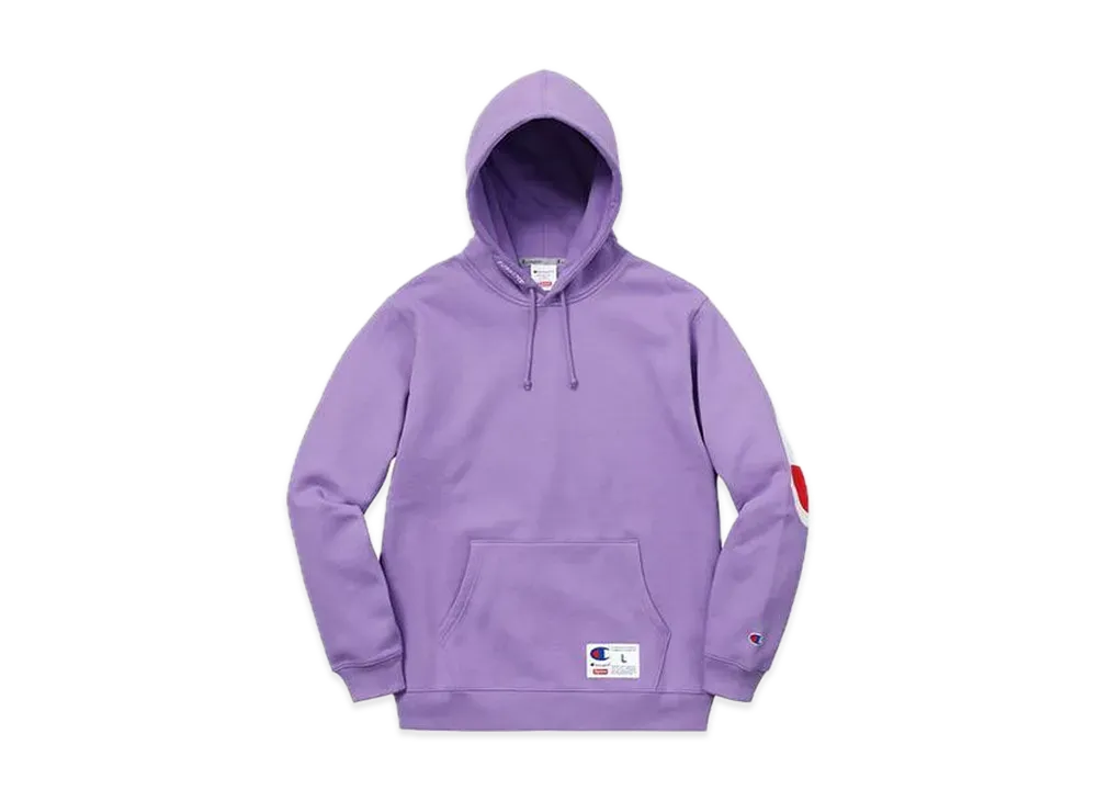 Supreme Champion Hooded Sweatshirt "Light Purple"