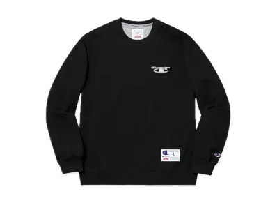 Supreme Champion 3D Metallic Crewneck "Black"
