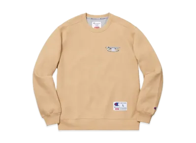 Supreme Champion 3D Metallic Crewneck "Tan"