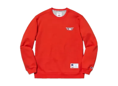 Supreme Champion 3D Metallic Crewneck "Brick Red"