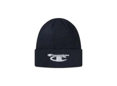 Supreme Champion 3D Metallic Beanie "Navy"