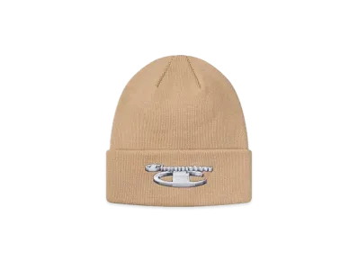 Supreme Champion 3D Metallic Beanie "Tan"
