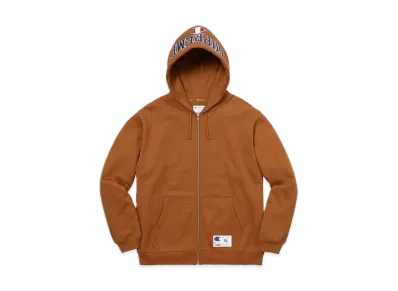 Supreme Champion Arc Logo Zip Up Sweat "Brown"