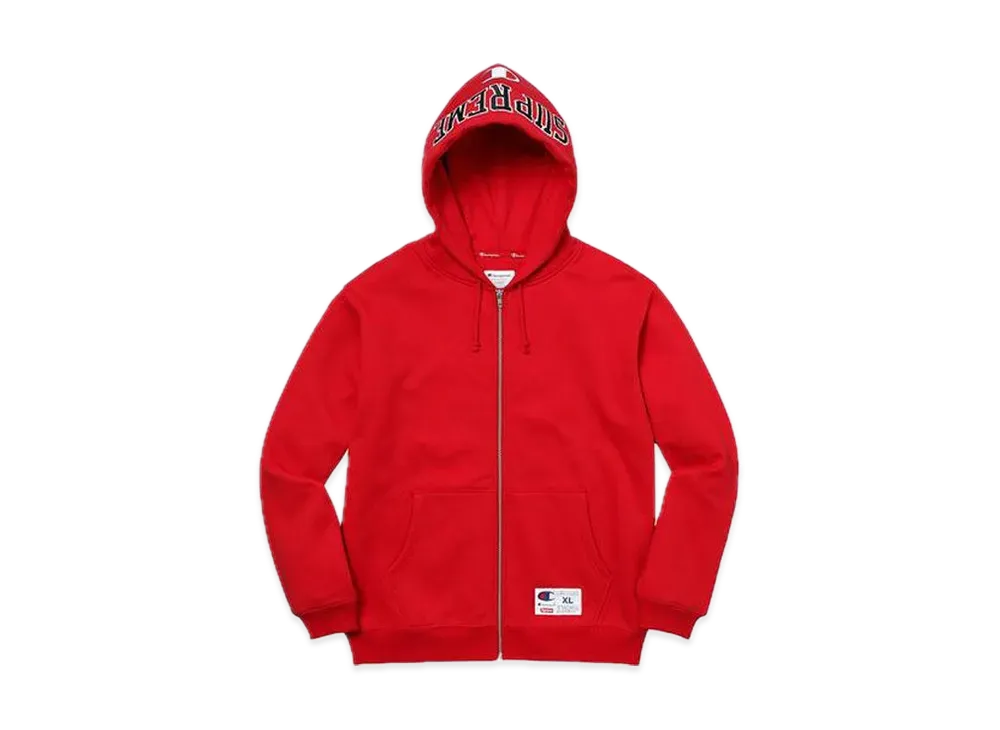 Supreme Champion Arc Logo Zip Up Sweat "Red"