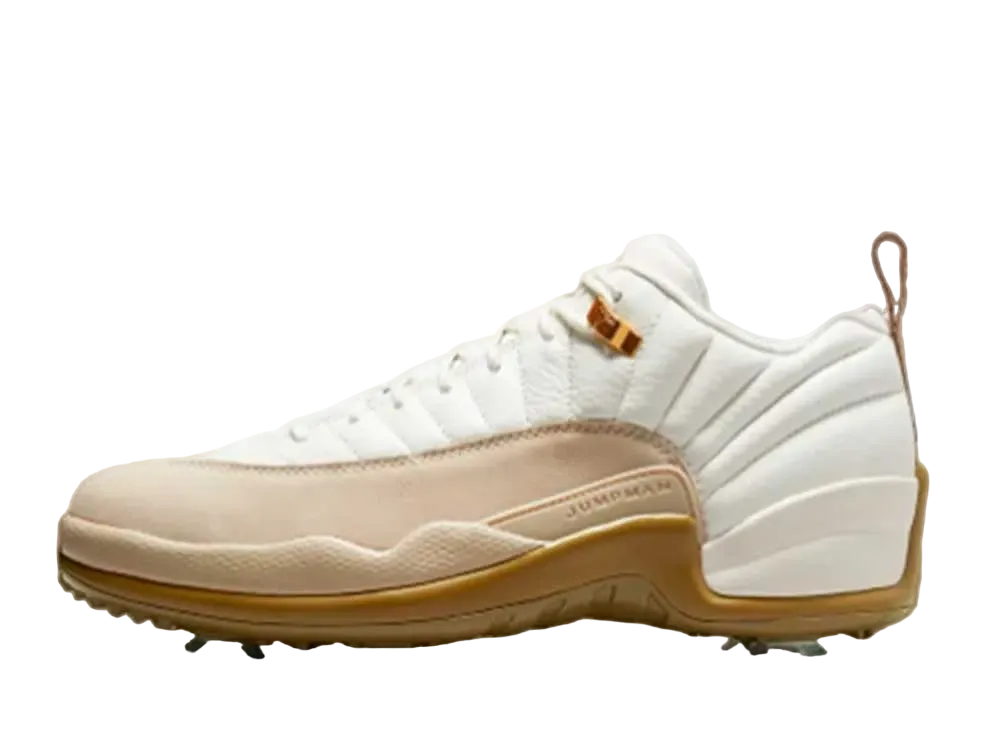 Nike Air Jordan 12 Golf "Sail/Black"