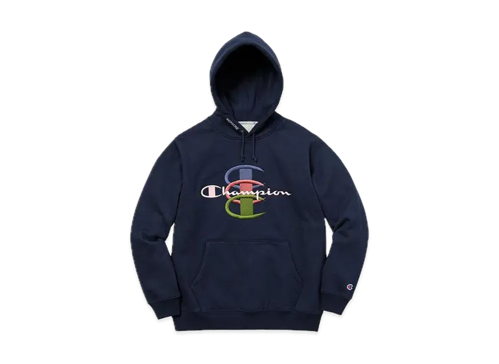 トップス Supreme Champion Hooded Sweatshirt Navy Supreme（シュプリーム） 24SS ×CHAMPION Hooded Sweatshirt