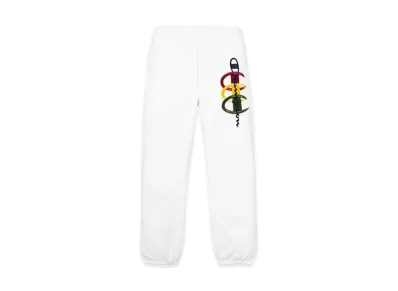 Supreme Champion Stacked C Sweatpant "White"