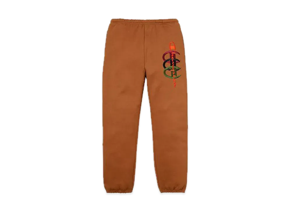 Supreme Champion Stacked C Sweatpant "Rust"