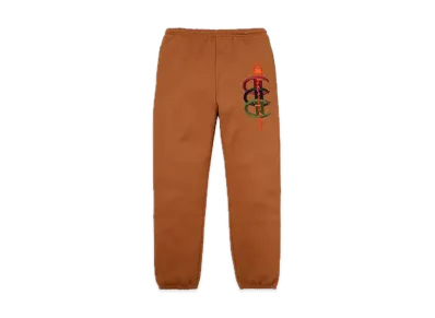 Supreme Champion Stacked C Sweatpant "Rust"