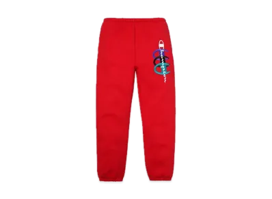 Supreme Champion Stacked C Sweatpant "Red"
