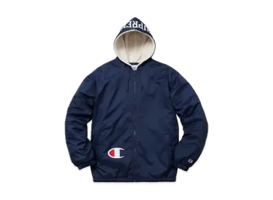 Supreme Champion Sherpa Lined Hooded Jacket "Navy"