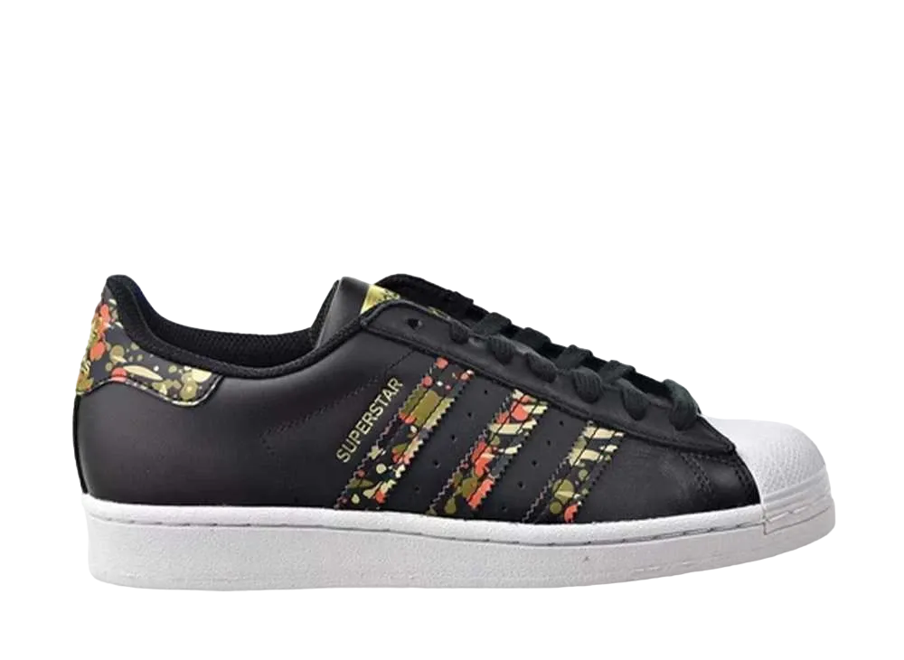 adidas Superstar "Core Black Fox Orange"