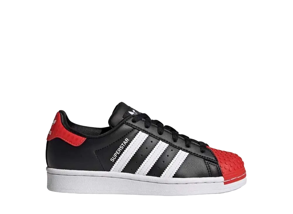 LEGO × adidas GS Superstar "Black Red White"
