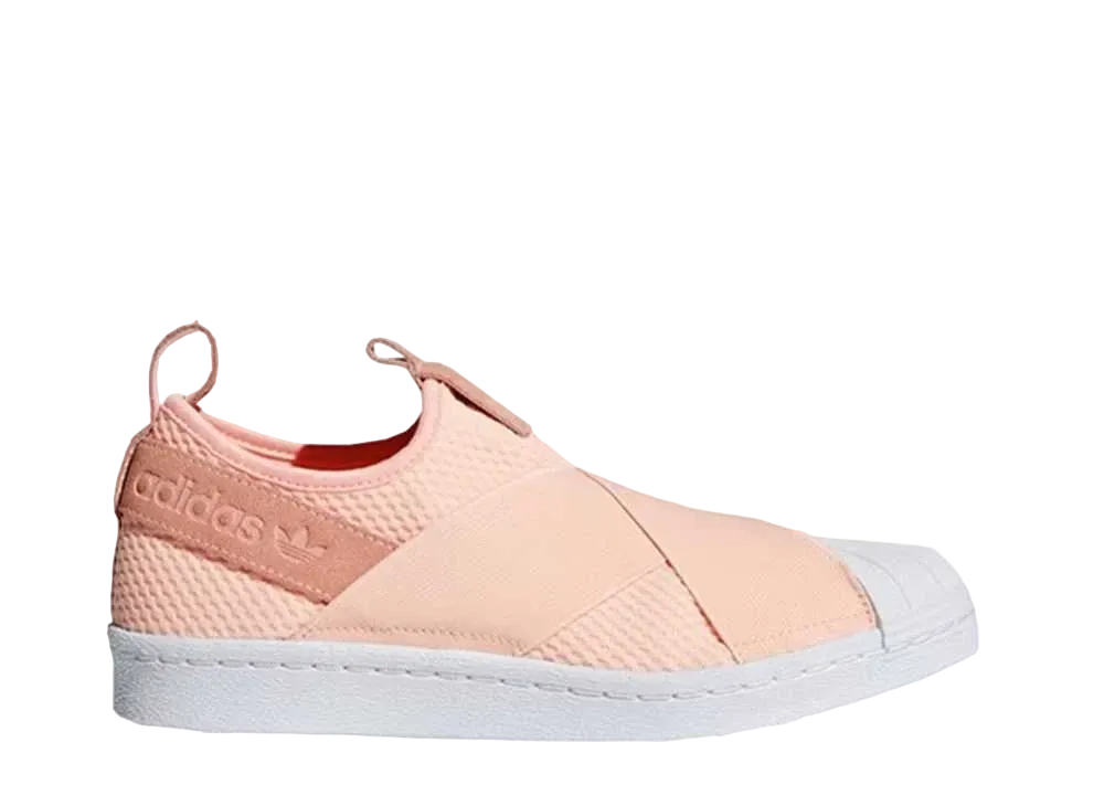 adidas Women's Superstar Slip-On "Clear Orange"