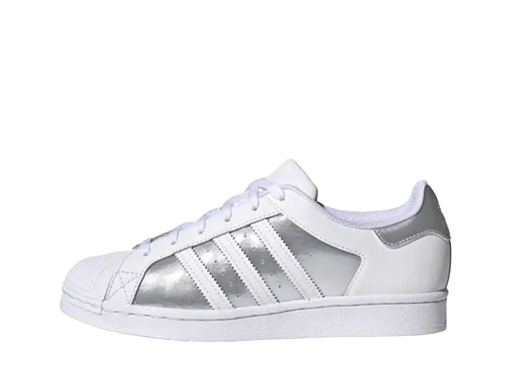 adidas Women's Superstar "White Silver Metallic"