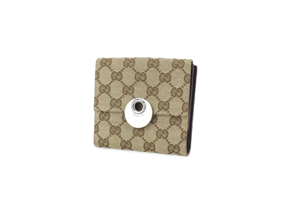 GUCCI GG Canvas Eclipse W Hook "Beige/Silver"