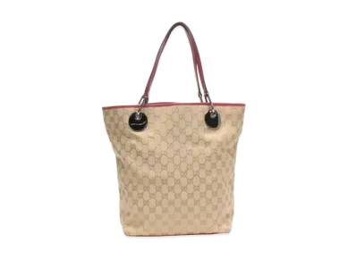 GUCCI GG Canvas Tote Bag "Beige"