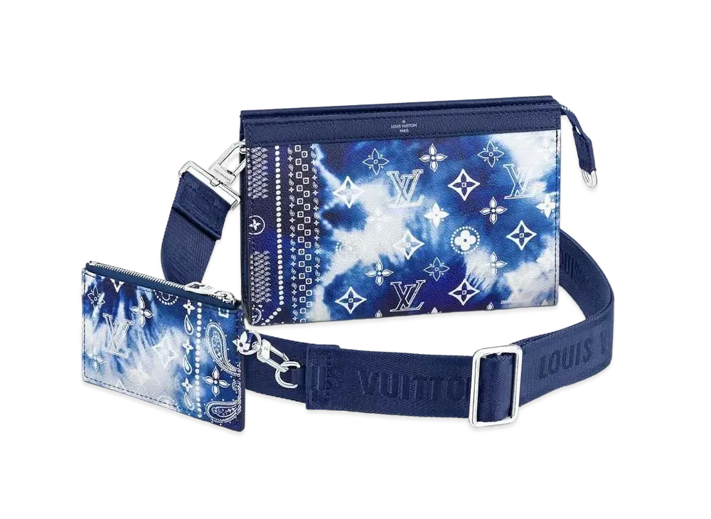Louis Vuitton Gaston Wearable Wallet "Blue"