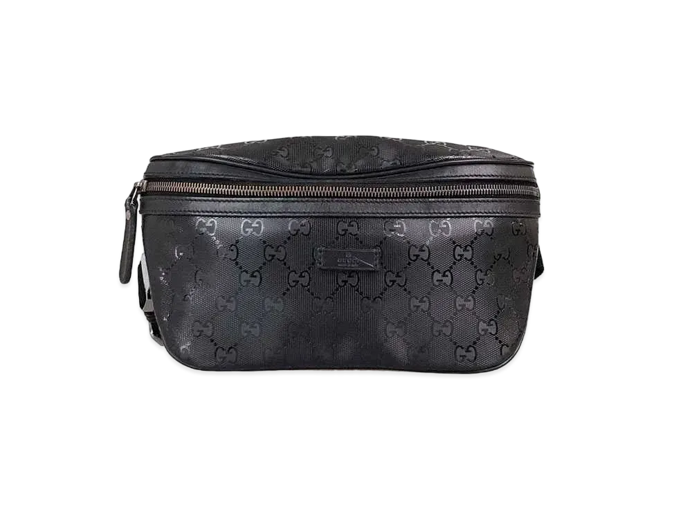 GUCCI GG Imprime Belt Bag "Black"