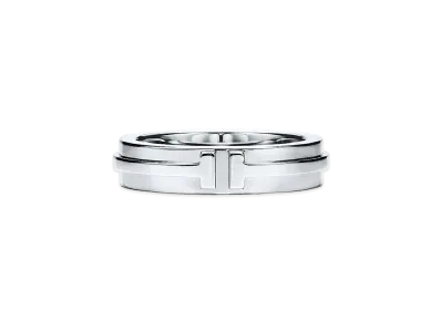Tiffany & Co. T Narrow Ring "White Gold"