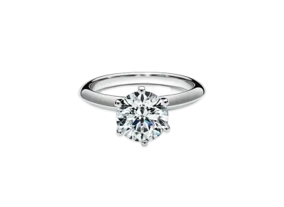Tiffany & Co. Setting Engagement Ring In Platinum 2 Carat