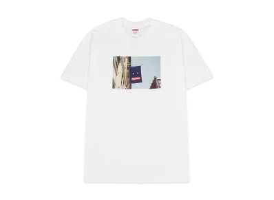 Supreme Banner Tee "White"