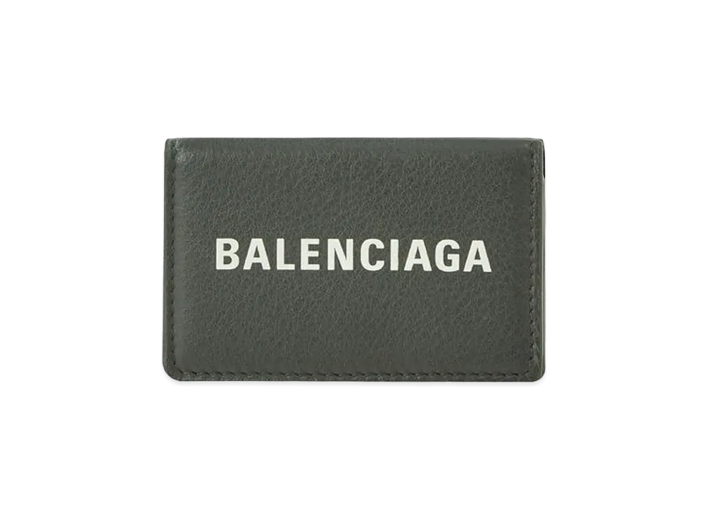 バレンシアガ エブリデイ ミニ ウォレット "グリス フォッシル" 516402DLQ4N1000